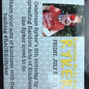 Today would be Rykers birthday!!! Spread the joy!!